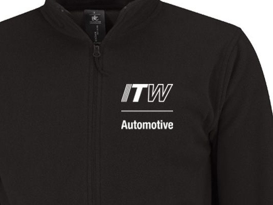 Stick auf Fleecejacke