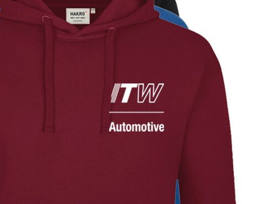 Stick auf Kapuzen-Sweatshirt