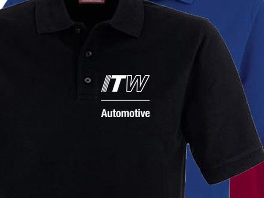 Stick auf Poloshirt